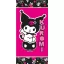 Hello Kitty Kuromi Rebel towel, beach towel 70x140 cm (Fast Dry)
