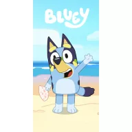   Bluey Seaside Play bath towel, beach towel 70x140 cm (Fast Dry)