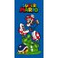 Super Mario Piranha Plants bath towel, beach towel 70x140 cm (Fast Dry)