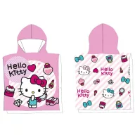 Hello Kitty Fashion beach towel poncho 50x100 cm (Fast Dry)