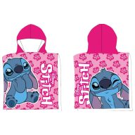   Disney Lilo and Stitch Pink Wink beach towel poncho 50x100 cm (Fast Dry)