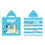 Bluey Sandy Fun Beach towel poncho 50x100 cm (Fast Dry)