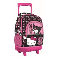 Hello Kitty & Kuromi premium rolling school bag, bag 44 cm
