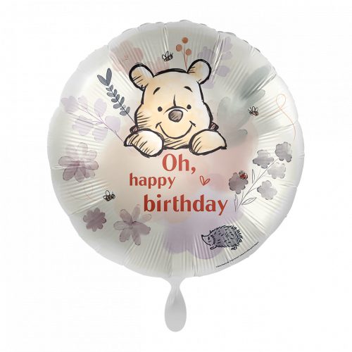 Disney Winnie the Pooh Whishes Happy Birthday foil balloon 43 cm