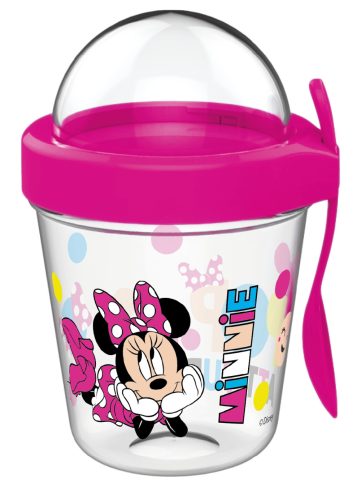 Disney Minnie cup Snack with lid and spoon 350 ml