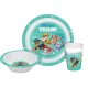 Paw Patrol Team Dinnerware, micro plastic set in box