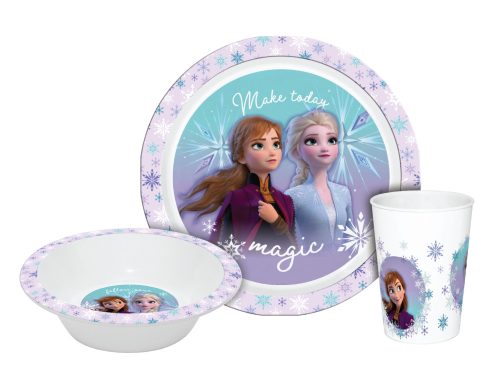 Disney Frozen Magic Dinnerware, micro plastic set in box