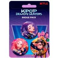 K-pop Demon Hunters Trio Set of 3 Badges