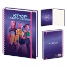K-pop Demon Hunters Purple spiral notebook, lined pad A4