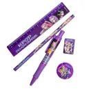 K-pop Demon Hunters Purple 5-piece stationery set
