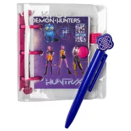   K-pop Demon Hunters Purple Mini notebook with pen and stickers