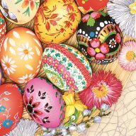 Easter Eggs Variety napkin 20-pack 33x33 cm