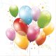 Colour Balloons balloon napkin 20 pcs 33x33 cm