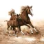 Horses Mare with Foal napkin 20 pcs 33x33 cm