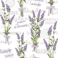 Flower in Provence Lavender Napkin 20 pcs 33x33 cm