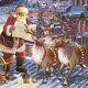 Christmas Reindeers on Roof napkins, pack of 20, 33x33 cm