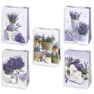 Flower Purple Lavender paper gift bag 29x40x12 cm