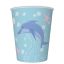 Mermaid Pastel paper cup 8 pcs 250 ml