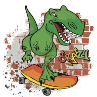 Dinosaur Crazy napkin set of 20 33x33 cm