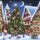 Christmas Night napkins, pack of 20, 33x33 cm