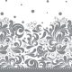 Colour Silver Decorative napkin pack of 20 33x33 cm