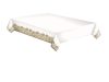 Colour Gold Decorative paper tablecloth 120x180 cm