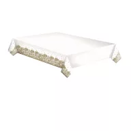 Colour Gold Decorative paper tablecloth 120x180 cm