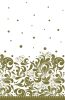Colour Gold Decorative paper tablecloth 120x180 cm