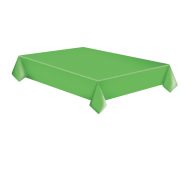 Colour White Dots Green paper tablecloth 120x180 cm