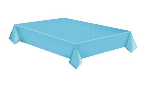 Colour White Dots Blue paper tablecloth 120x180 cm