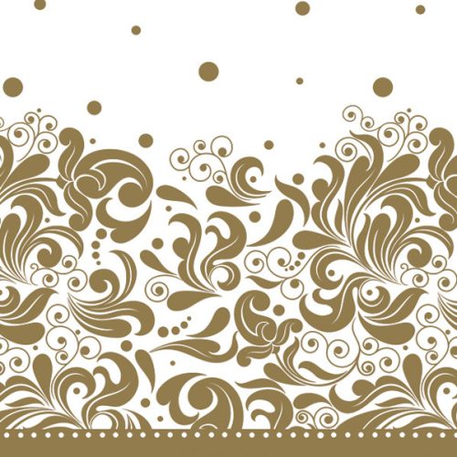 Colour Silver Decorative Gold Napkin 20 pcs 33x33 cm