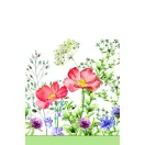 Colour Meadow in June Flower paper tablecloth 120x180 cm