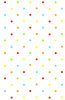 Colour Pastel Dots paper tablecloth 120x180 cm