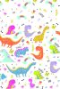 Dinosaur Funny paper tablecloth 120x180 cm