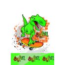 Dinosaur Crazy paper tablecloth 120x180 cm