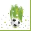 Football With Stars napkin 20 pcs 33x33 cm