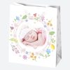 Baby Welcome Baby Shower Paper Gift Bag, 19x23x10.5 cm