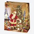 Christmas Toyland paper gift bag 19x23x10.5 cm