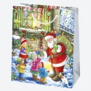 Christmas Toyland paper gift bag 19x23x10.5 cm