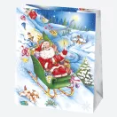 Christmas Toyland paper gift bag 19x23x10.5 cm