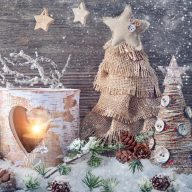 Christmas Warm Light napkins, pack of 20, 33x33 cm