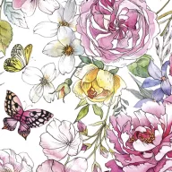 Flower Watercolour napkin 20 pcs 33x33 cm