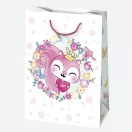 Colour Colorful Girl's paper gift bag, 23x32x11 cm