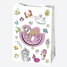 Colour Colorful Girl's paper gift bag, 23x32x11 cm