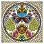 Animals Folk Peacocks Gold napkin 20 pcs 33x33 cm
