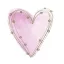 Colour Pastel Pink Heart napkin 20 pcs 33x33 cm