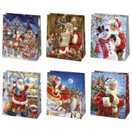 Christmas Miracle paper gift bag, gift bag 19x23x10.5 cm