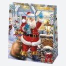 Christmas Miracle paper gift bag, gift bag 19x23x10.5 cm