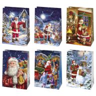 Christmas Surprise paper gift bag, 23x32x11 cm