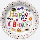 Happy Birthday Funny Happy Birthday paper plate set of 8, 18 cm